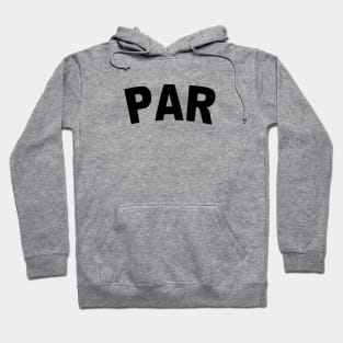 PAR Black Bold Hoodie